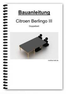 Bauanleitung - Citroen Berlingo III Doppelbett