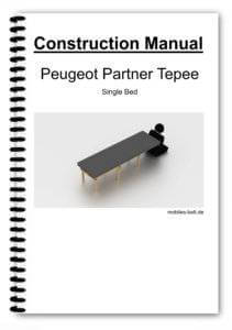 Peugeot Partner Tepee Single Bed